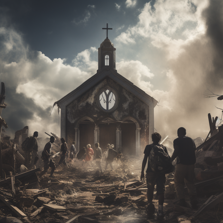 sandmarq_photographic_people_entering_a_church_with_a_backgroun_4c5edcb0-8461-4fd6-bf4d-5456b350c6f6